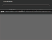 Tablet Screenshot of g-highway.net